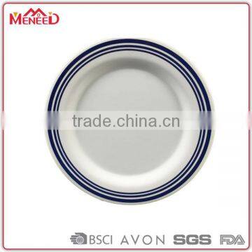 Western simple style exported products plastic melamine make your own dinner plates, wholesale bulk dinner plate