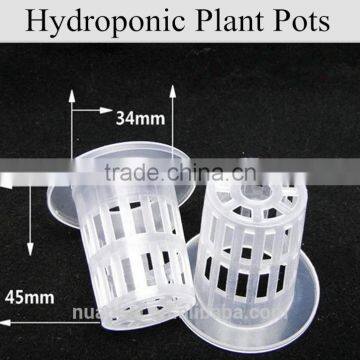 34mm Hydroponics Greenhouse Systems Plastic Planting Net Pots for Plants