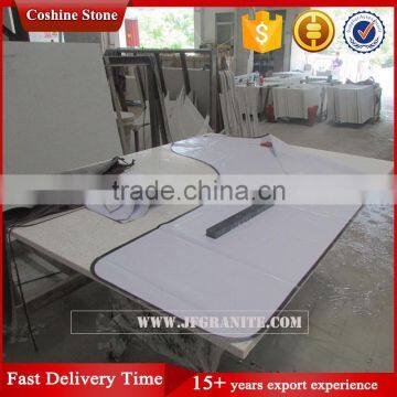 Hot selling glacier white quartz countertop