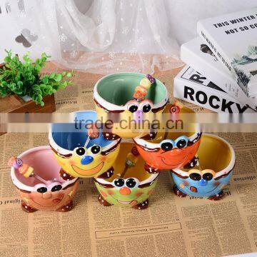 12cm kids cartoon animal bowl with spoon