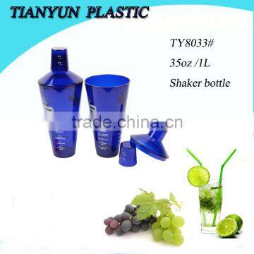 new products plastic shaker bottle for cocktail