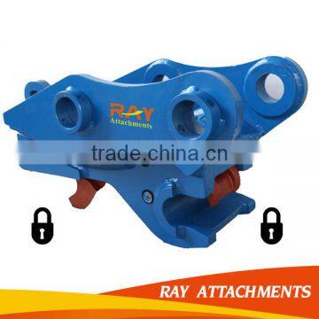 hydraulic multi-coupler quick hitch for excavator connection