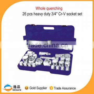 Auto Repair Tools with Industrial Grade 26 pcs 3/4 inch