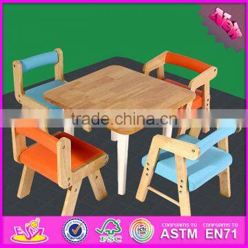 2016 new design baby wooden study desk., fashion kids wooden study desk, popular chidlren wooden study desk W08G179