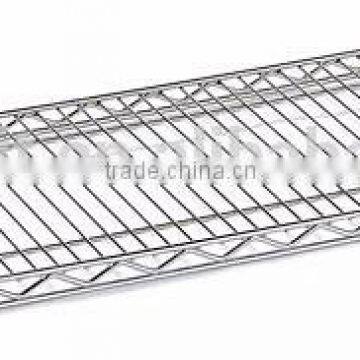 Space Saver Chrome Plated Metal Storage Kitchen Wire Shelf Rack photo-6