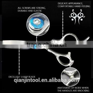 QJ-S12 Sword Blade Hair Scissors Professional Scisssors Set With Engraved Handle photo-5