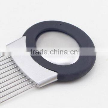 High Quality Stainless Steel Potato Tomato Onion Slicer Holder With Odor Remover photo-5