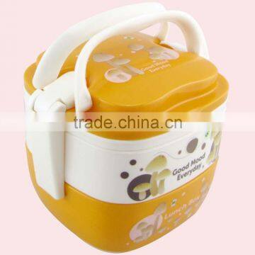 Double Layers Portable Square Plastic Lunch Box photo-5