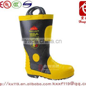 Factory direct sale 2015 New Design steel toe firefighter boots