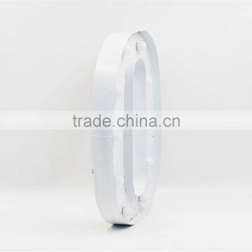 Lovely White O Shape Metal Home Decoration Battery Alphabet Led Letter Light photo-2