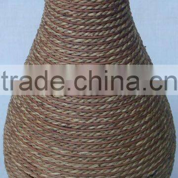 Handmade rope flower vase home deco vase