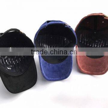 Blank Suede Baseball Cap With Your Own Deisgn photo-6