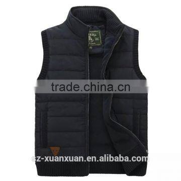 2016 New Winter Warm Casual Thick Down Jacket Waistcoat for Men Design