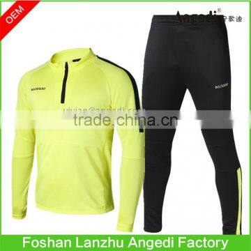 Mens Soccer Uniform Set Adult Sportswear Suit Quick Dry Football Club Winter Long Training Uniform photo-2