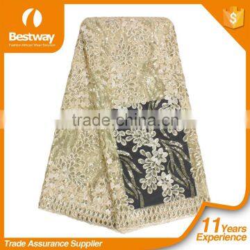 High Quality Embroidery French Lace Fabric FL1186-2