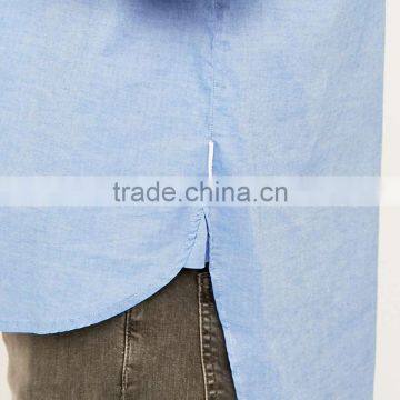 Cheap Round Bottom Casual Man Shirt Stylish High Collar Shirts for Men photo-5