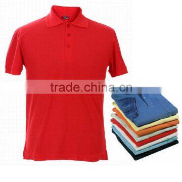 promotional cotton pique polo shirt with company name/logo