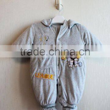 High Quality Lovely Style Baby Boy Winter Bodysuits Baby Romper