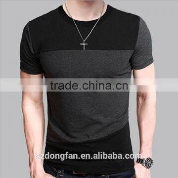 Clothes Men Slim Fit T-shirt Men Short Sleeve Shirt Casual T Shirt Tee Top Mens Short Shirt photo-2