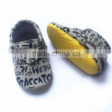 Soft Sole Infant Kids Baby Leather Shoes Baby Moccasins photo-4