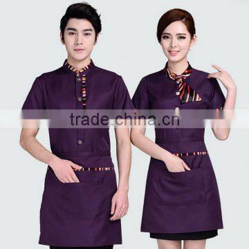 Custom Factory Price 5 Star Restaurant Staffs Hotel Uniforms ,receptionist Uniforms for Waitress photo-2