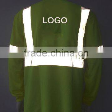 Men's Long Sleeve Heat-transfer Printing Warning T-shirt photo-6