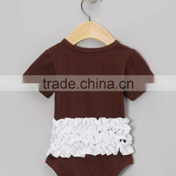 New Style Romper For Baby Cotton Ruffle Baby Romper Fancy Infant Girl Outfits RR90425-14 photo-2