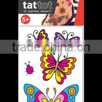 mini Kid Color Butterfly Temporary Tattoo fashion tattoos sticker