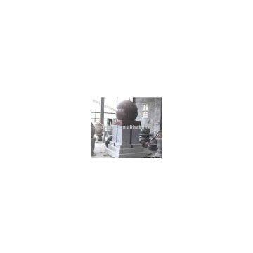 marble rolling sphere fountain, marble spinning fountain, marble water fountain, marble rotating ball fountain, marble fountain