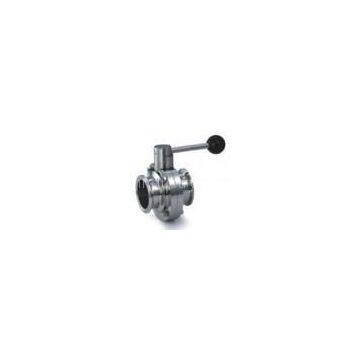 Stainless Steel Sanitary Clamped Butterfly Valve
