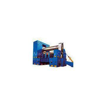 Horizontal Down Roller Adjust 3 Roller Bending Machine For Sheet Metal Become Round