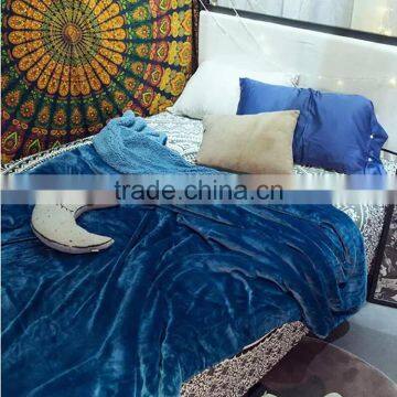 Supper Fashionable Solid Sherpa Fleece Blanket photo-2