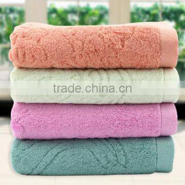 Hot Sale High quality sweat absorbing jacquard face towel bamboo