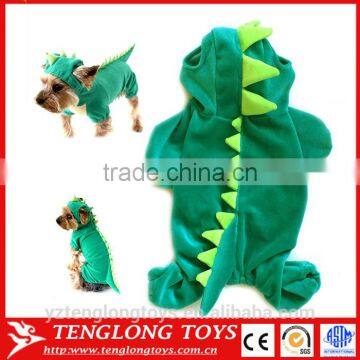 Wholesale Plush Clothes Dragon Dinosaur Costume With Four Legs for Small Puppy Pets