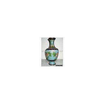 Chinese Cloisonne Vase (9) .