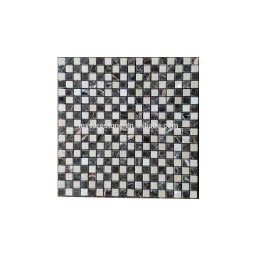Low price polished crema marfil marble mosaic