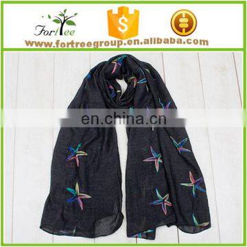 high end fashion soft scarf and shawl turkey scarf for girls