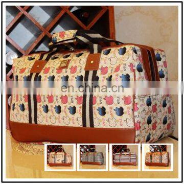2015 Hot Sale Large Capacity Waterproof Fashion geometrical pattern Women Travel Bag