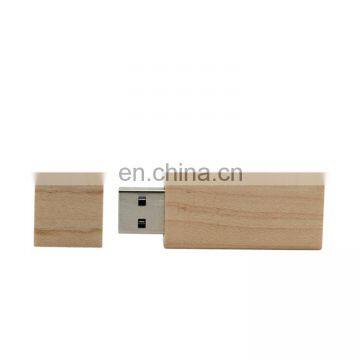 Good quality usb 2.0 driver wood usb 2.0 with box flat usb memory stick for sale