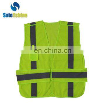 Hot Selling Safety High Visibility Custom Green Safety Vest
