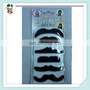 6pcs Halloween Stylish Black Party Fake Beard HPC-1650