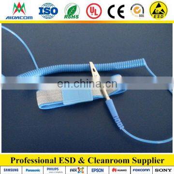 Anti-allergic ESD wrist strap,16pcs conductive fiber,ESD Antistatic wrist strap