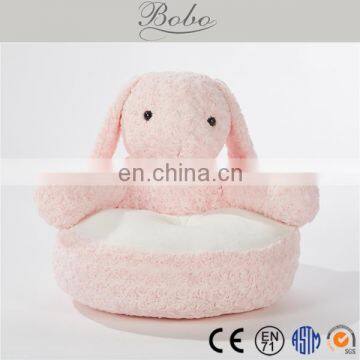 Bunny shape custom logo soft mini sofa for baby