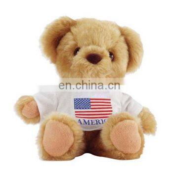 Promotional gift USA T-shirt teddy bear