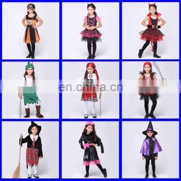 Fctory direct sale halloween style bad girl cosplay costume for children