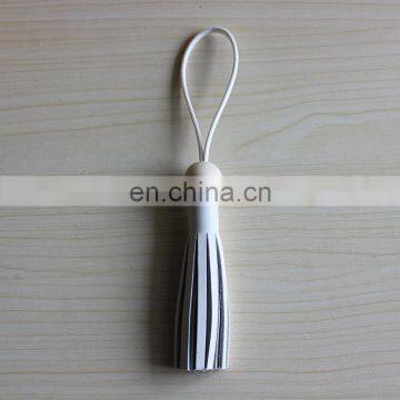 Genuine Leather Accessories Log Beads Pure Handmade Korean Wax Rope Pendant photo-4