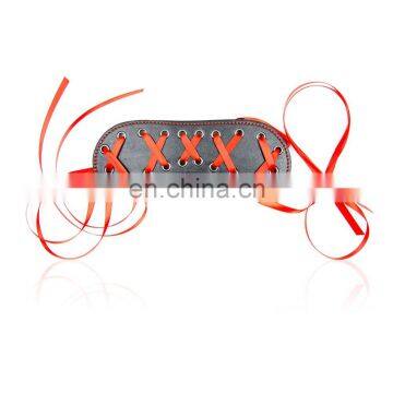 Hot sale leather eye mask blindfolder mask for party