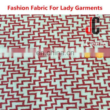 B2788JC textile shaoxing polyester spandex knit jacquard knit fabric price