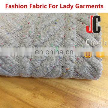 K11922 Hot Sale South America Market Polyester Double Jacquard Knit Colorful Dots Fabric photo-5