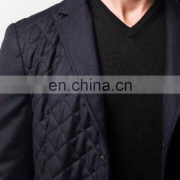 wholesale quilted jackets - Custom Satin Quilted Letterman Jacket 2016 design